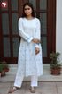 Cambric Cotton Chikankari Embroidery Kurta