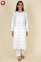 Cambric Cotton Chikankari Embroidery Kurta