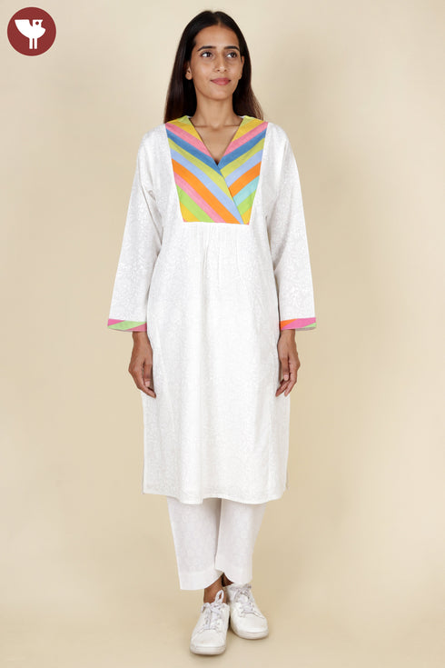 Cambric Cotton White Top