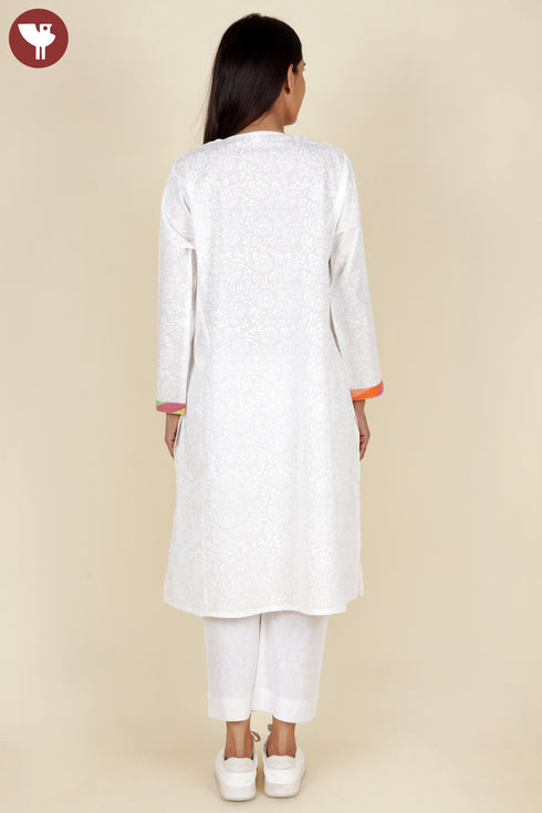 Cambric Cotton White Top