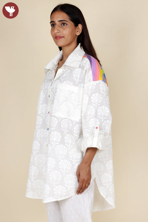 Cambric Cotton Chikankari Top