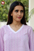 Cambric Cotton Top in Geometric Hand Screen Print