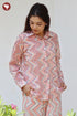 Mul Mul Cotton Top in Zig Zag Block Print