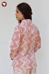 Mul Mul Cotton Top in Zig Zag Block Print