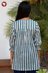 MulMul Cotton Top in Green Print