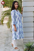 Cambric Cotton Kurta In Floral Block Print