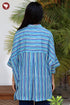 MulMul Cotton Shirt Top in Stripe Block Print
