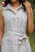 Cambric Cotton Dress in Hand Screen Print