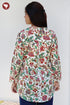 100% Cambric Cotton Floral Frill Top