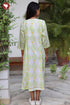 Mul Mul Cotton Dress In Floral Block Print