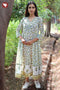 Mul Mul Cotton Dress In Floral Block Print