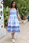 MulMul Cotton Dress in Floral Block Print