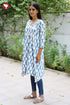 Cambric Cotton Top in Block Print