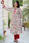 100% Cambric Cotton Floral Kurta