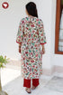 100% Cambric Cotton Floral Kurta