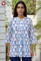 MulMul Cotton Top in Block Print