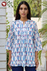 MulMul Cotton Top in Block Print