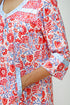 Cambric Cotton Dress in Floral Block Print