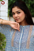 Cambric Cotton Top In Block Print