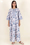 60’s Cotton Full Sleeved Kaftan In Floral Print