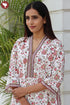 60’s Cotton Full Sleeved Kaftan In Floral Print