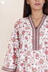 60’s Cotton Full Sleeved Kaftan In Floral Print