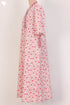 60s Cotton Kaftan In Floral Print