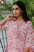 60’s Cotton Full Sleeved Kaftan In Floral Print