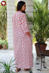 60’s Cotton Full Sleeved Kaftan In Floral Print