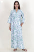 60’s Cotton Full Sleeved Kaftan In Floral Print