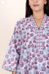60’s Cotton Full Sleeved Kaftan In Floral Print