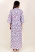 60’s Cotton Full Sleeved Kaftan In Floral Print