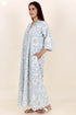 60’s Cotton Full Sleeved Kaftan In Floral Print