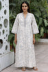 60’s Cotton Full Sleeved Kaftan In Floral Print
