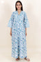 60’s Cotton Full Sleeved Kaftan In Floral Print