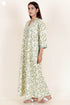 60’s Cotton Full Sleeved Kaftan In Floral Print