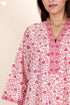 60’s Cotton Full Sleeved Kaftan In Floral Print