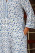 60’s Cotton Full Sleeved Kaftan In Floral Print
