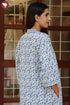 60’s Cotton Full Sleeved Kaftan In Floral Print