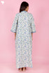 60’s Cotton Full Sleeved Kaftan In Floral Print