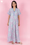 Bizzy Lizzy Kaftan in Floral Block Print