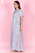 Bizzy Lizzy Kaftan in Floral Block Print