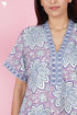 Bizzy Lizzy Kaftan in Floral Block Print