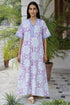 Bizzy Lizzy Kaftan in Floral Block Print