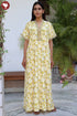 Bizzy Lizzy Kaftan in Floral Block Print