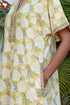 Bizzy Lizzy Kaftan in Floral Block Print