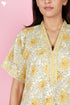 Bizzy Lizzy Kaftan in Floral Block Print