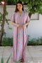 Bizzy Lizzy Half Sleeved Kaftan in Block Print