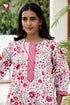 60’s Cotton Full Sleeved Kaftan In Floral Print