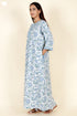 60’s Cotton Full Sleeved Kaftan In Floral Print
